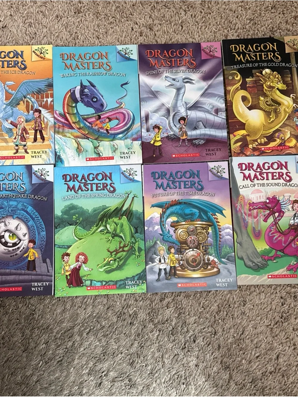 Dragon Masters Book Set: Books 1-21 By Tracy West, Great Condition